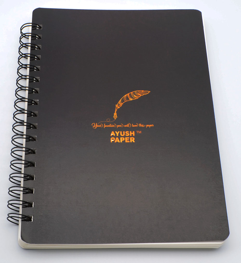 Ayush Paper A4 Notebooks Top Spiral, Dot/Grid/Lined/Plain, 50 Pages